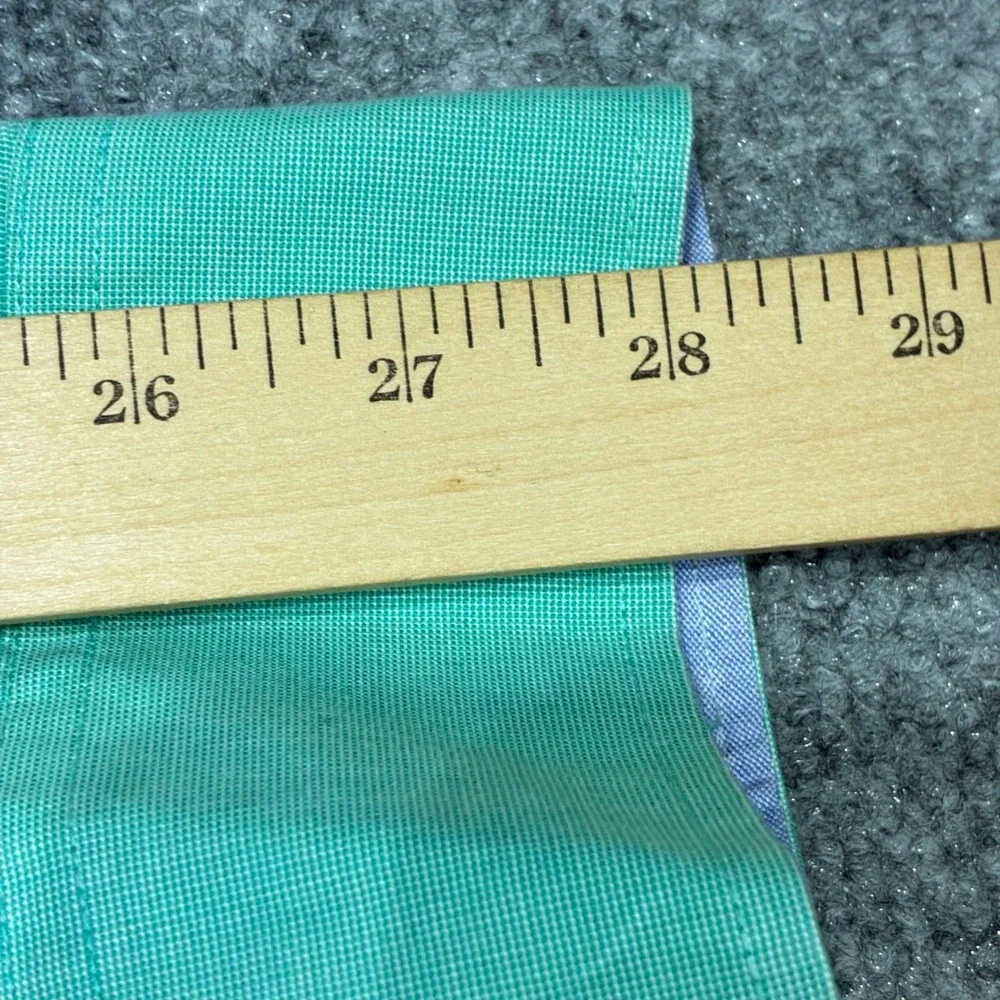 Banana Republic Dress Shirt Mens‎ Tall XL Green Slim Fit Soft Wash Button Down